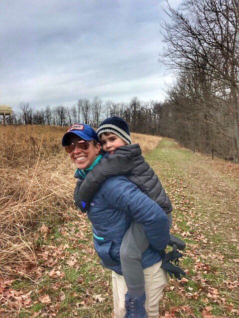 CoachOzbun's tweet photo. Swapped out our shopping bags for hiking boots. #blackfriday #optoutside https://t.co/qdEAUADiOq