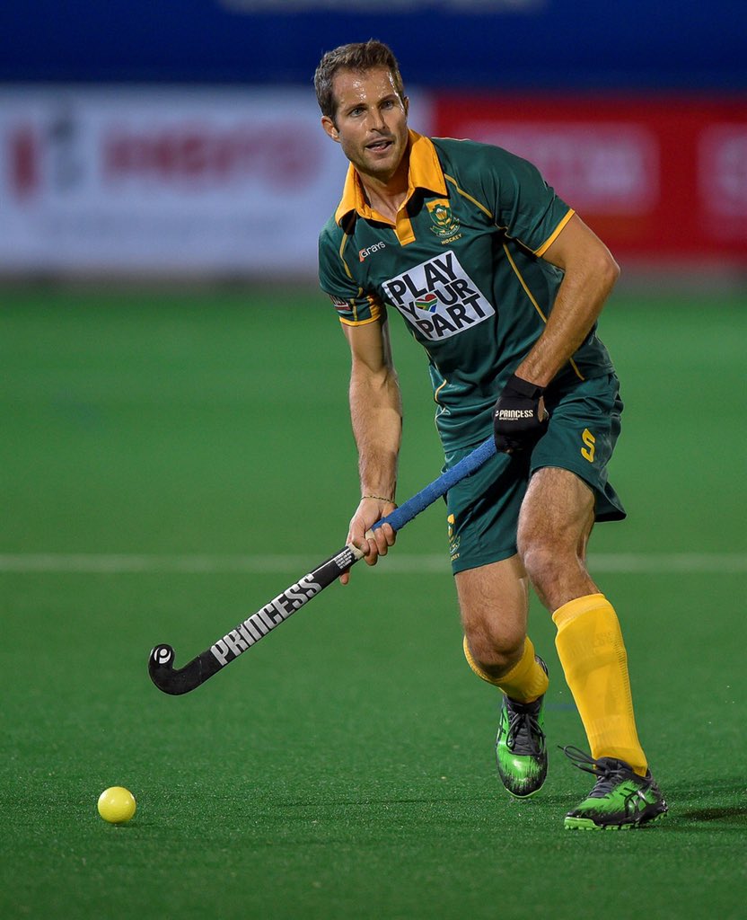 SA_Hockey_Men's tweet image. Austin Smith🔥1of our highest capped players in the WC team, earned his 1stcap way back in 2004 against Canada. Since then he’s played 162 official games in the green and gold 🇿🇦 who can tell us which European club Austin is playing his TENTH season for!? #AbeSizwe #KnowYourSAMen