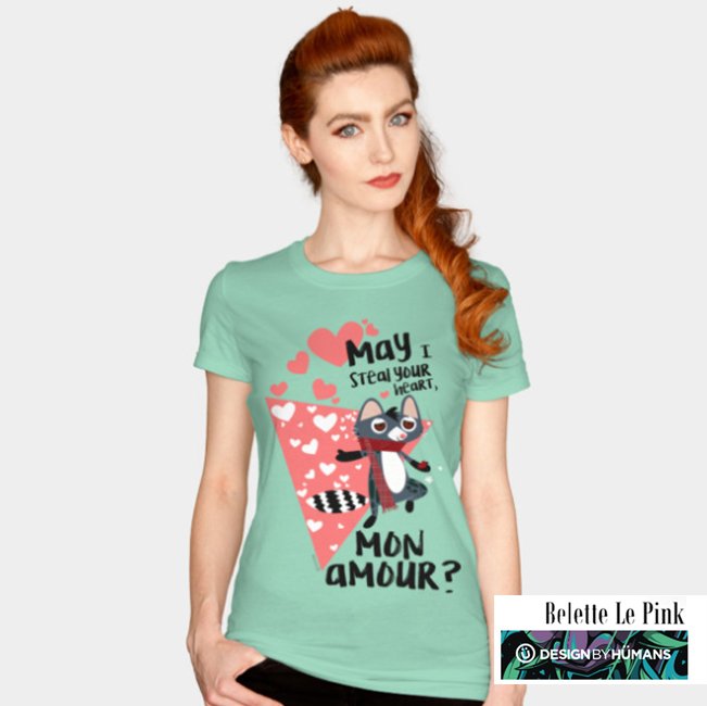 BeletteLePink's tweet photo. Discover my "Steal your heart Mon Amour" by @belettelepink 
on my @designbyhumans 
20% OFF + freeshipping
#apparel #animals #kids #children #tshirt #tshirtdesign #belettelepink #designbyhuman
https://t.co/EC9DCAXhnZ https://t.co/wvRNLGGzKl