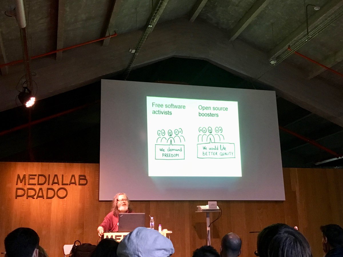 andres_bravom's tweet photo. Conferencia de Richard Stallman en ConsulCon18 con @Dark_Deimos @joseluishozg
#RichardStallman #freesoftware #freesoftwarefundation https://t.co/tpcZUBex8z