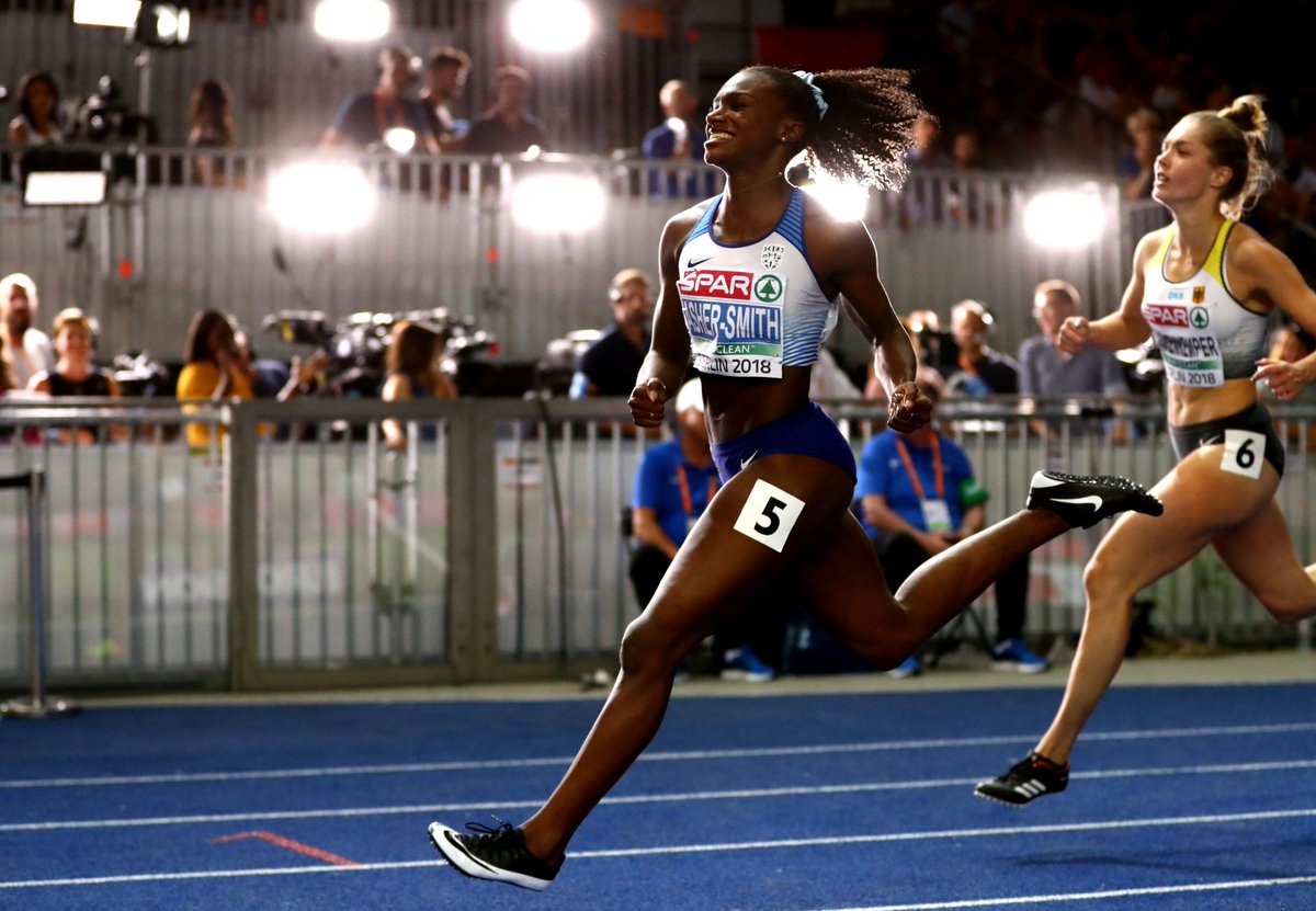 EuroAthletics's tweet photo. "Alongside my fantastic coach John [Blackie], we’re trying to turn my weaknesses into strengths and my strengths into stronger strengths."

After being crowned British Athlete of the Year, Dina Asher-Smith is aiming for success in Doha next September.  

https://t.co/NUoIKDIp2r https://t.co/mLvw7UVjhR