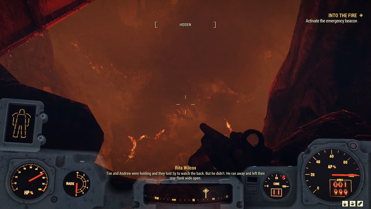 IMGeekBurger's tweet image. @jadeeyes1 How deep does that hole go? #fallout76 #shadowzone