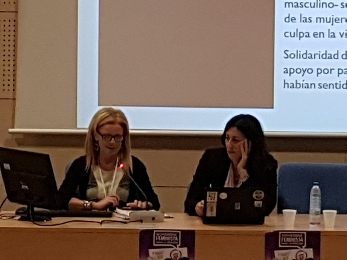 GutierrezMiren's tweet photo. Gracias a @NFeminista por unas jornadas centradas en la investigación para la #accion y por la oportunidad de hablar a Pilar Rodríguez y a mí de nuestro trabajo en resistencias a los #feminismos https://t.co/xeLqfVKY4J