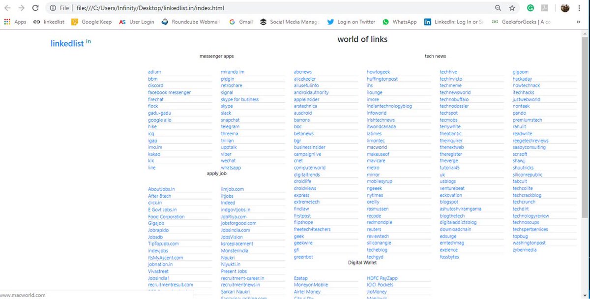 codeforlife3's tweet image. linkedlist.in is in great progress.
