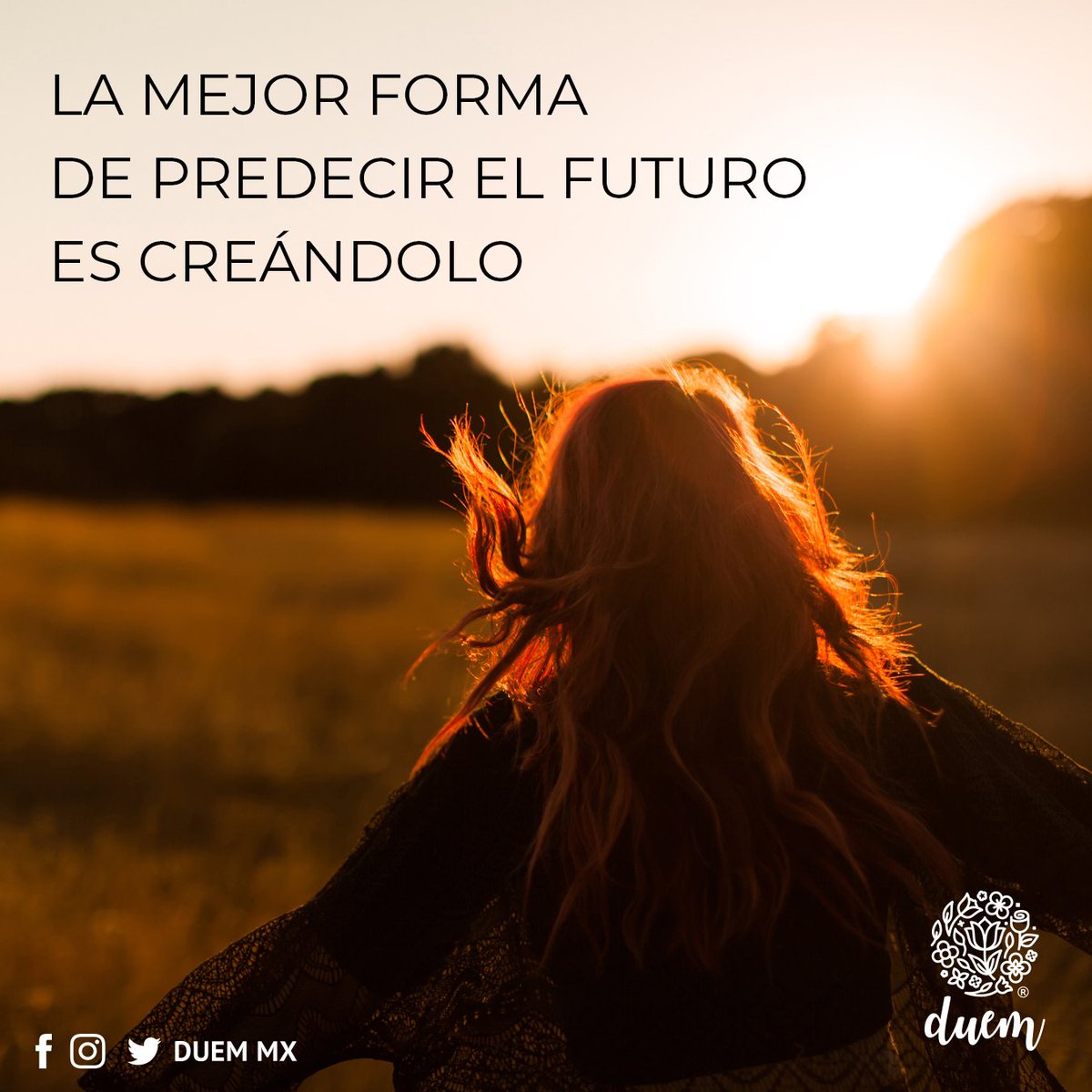 DuemMx's tweet photo. Está en ti crear eso que deseas 😊
#FelizViernes #TipsDuem #CreeEnTi #Duem #Consejos #motivacion #MotivationalQuotes #exito https://t.co/olPrcnDKvJ