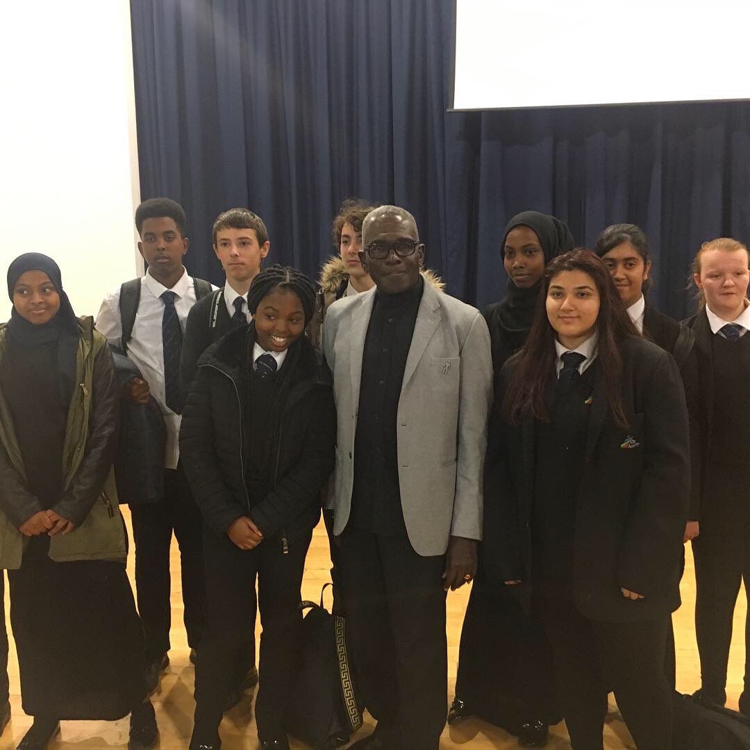 boomsatsuma's tweet photo. @RudolphWalkerDA speaking with Yr10 students at City Academy about his career and the Rudolph Walker foundation drama Festival. Boomsatsuma's professional acting diploma is proud to be facilitating the first ever bristol school to be involved with this great opportunity.#RWiSDA https://t.co/IgsGBJDlAC