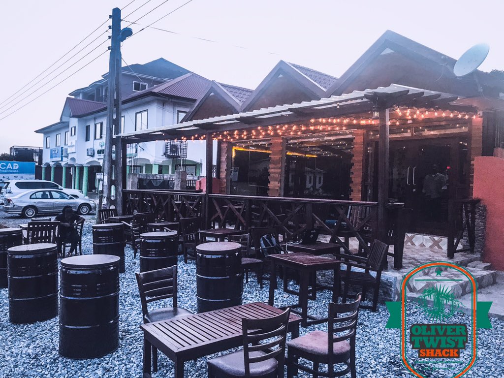 OTShack's tweet photo. O L I V E R • T W I S T • S H A C K it’s another Friday || Another chance to kill stress || #Ask4More || #Redifining Night Life in DC and its Environs ... || NEXT TO WOK INN on the RADIO GOLD ROAD || @OTShack https://t.co/ZKgCOMtCib