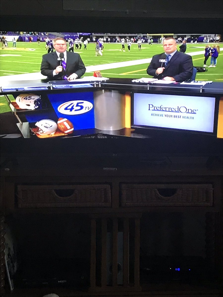 erickson_judy's tweet photo. If you need me I’ll be on my couch watching the MN Prep Bowl. Good luck to all #outstate teams!! #football #cheetos https://t.co/fFKoA4kSJr
