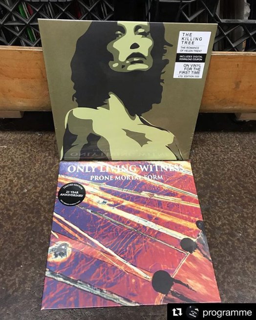 #OnlyLivingWitness 'Prone Mortal Form' 25th anniversary LP and #TheKillingTree 'The Romance of Helen Trent' LP (on vinyl for the first time) - both out today and <a href="/programmehq/">Programme</a> in Orange County has the goods!