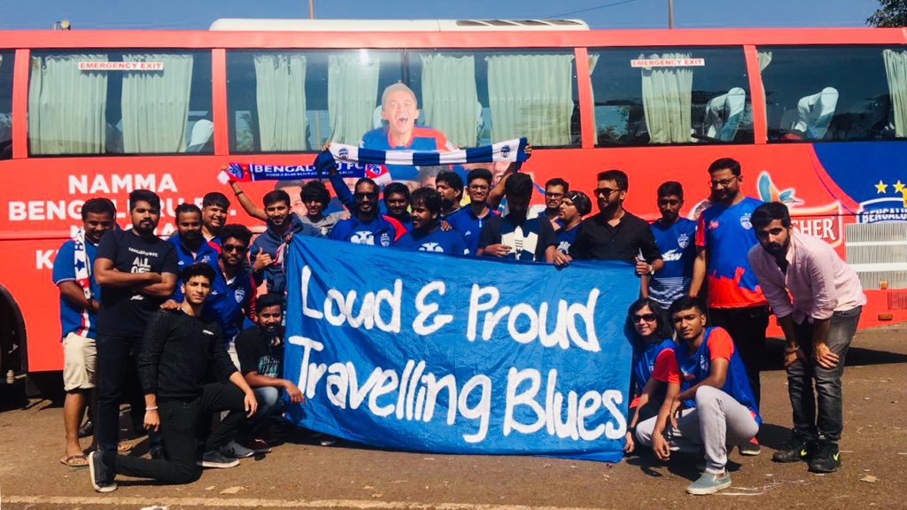 KarthikJannu's tweet photo. Thank you @kingfisherworld !!!

We had a wonderful time being part of the #KFGoodtimesbus travelling with d blue army to #Goa to watch the #GOABEN game live and so happy that @bengalurufc won! #BFC #OhNammaBlues #Kingfisher @WestBlockBlues #Goa #NammaBengaluru https://t.co/WDd4ZGomqF
