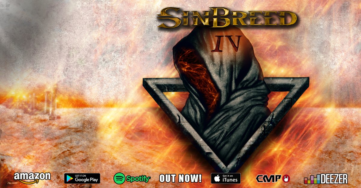 massacrerec's tweet photo. And @sinbreedmetal's new album #IV is also out now as CD Digipak, ltd. Vinyl LP, stream &amp; download!

🎧 🛒 » https://t.co/8ghQAmWkPh 🤘 https://t.co/N0jXQN7ep6