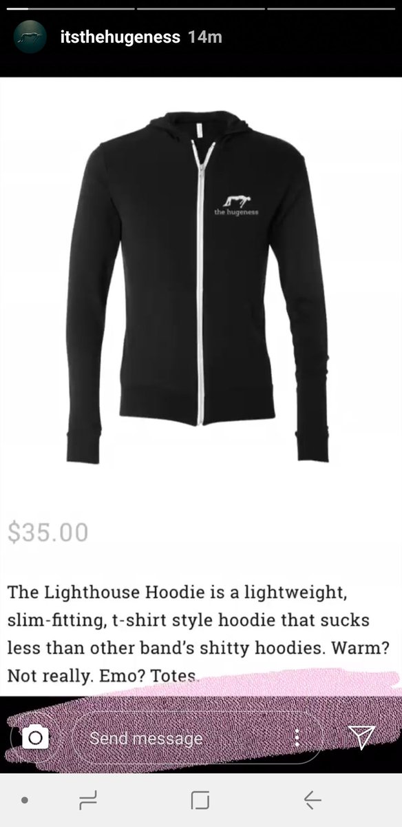 PassafireArmy's tweet photo. @ItsTheHugeness dropping some new merch selections for the masses. That Lighthouse hoodie is calling my name. https://t.co/6VM60j4XJ2