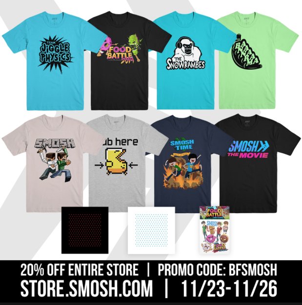 districtlines's tweet photo. . @smosh #blackfriday savings are in full effect! ✨
swing by https://t.co/Hg5UlTXyOY for 20% off all items 🛍️
#smosh #districtlines https://t.co/hwTLglzjOL