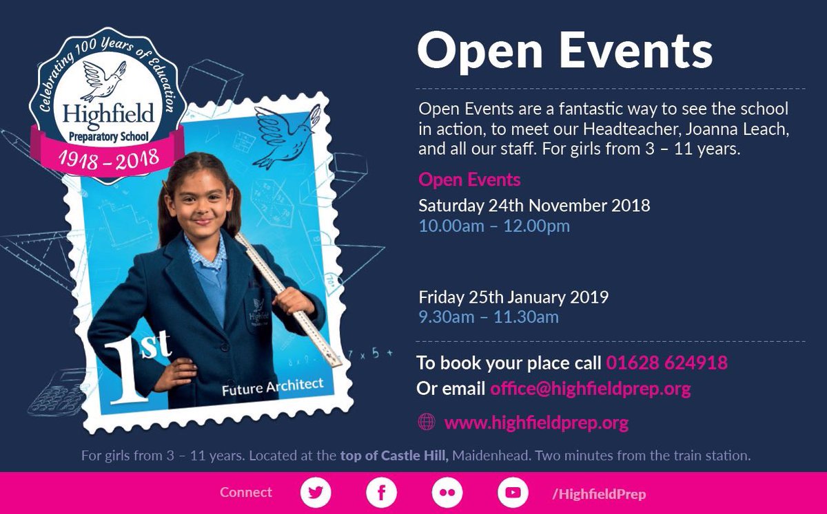 Looking forward to seeing you all at our Open Morning tomorrow. 10am until 12pm 
#OpenMorning #HighfieldPrep #SchoolinAction #MyFirstClassEducation #FirstForGirls #GirlsSchool #BerkshireIndependent