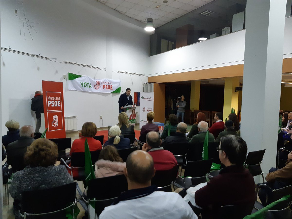 Inicio de nuestro mitin de campaña en #Maracena. #MásAndalucía #PSOE
