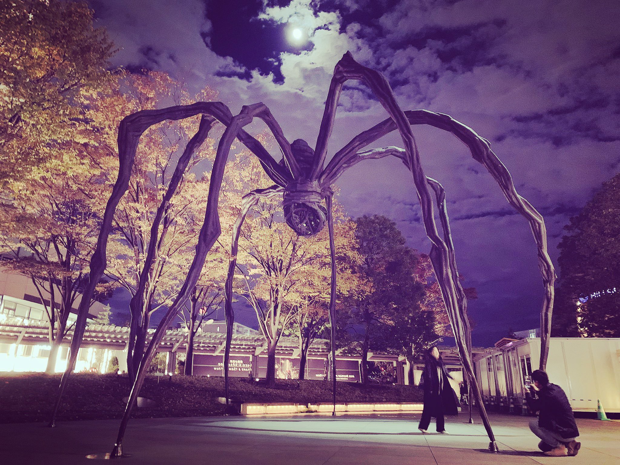 ট ইট র 辻 稔 満月の夜と 蜘蛛のオブジェ 不気味な六本木ヒルズの光景でした T Co 3gojg2jrjw ট ইট র