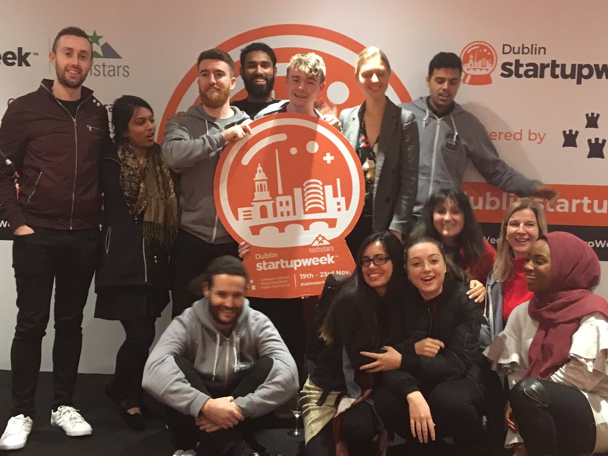 karlitaraque's tweet image. We did it! And this is the end of a wonderful week! #StartUpWeekDub we will miss you!