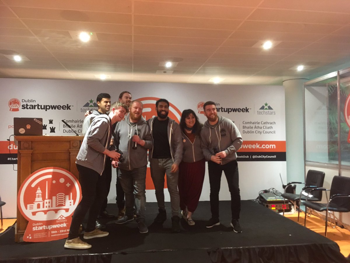 karlitaraque's tweet image. We did it! And this is the end of a wonderful week! #StartUpWeekDub we will miss you!