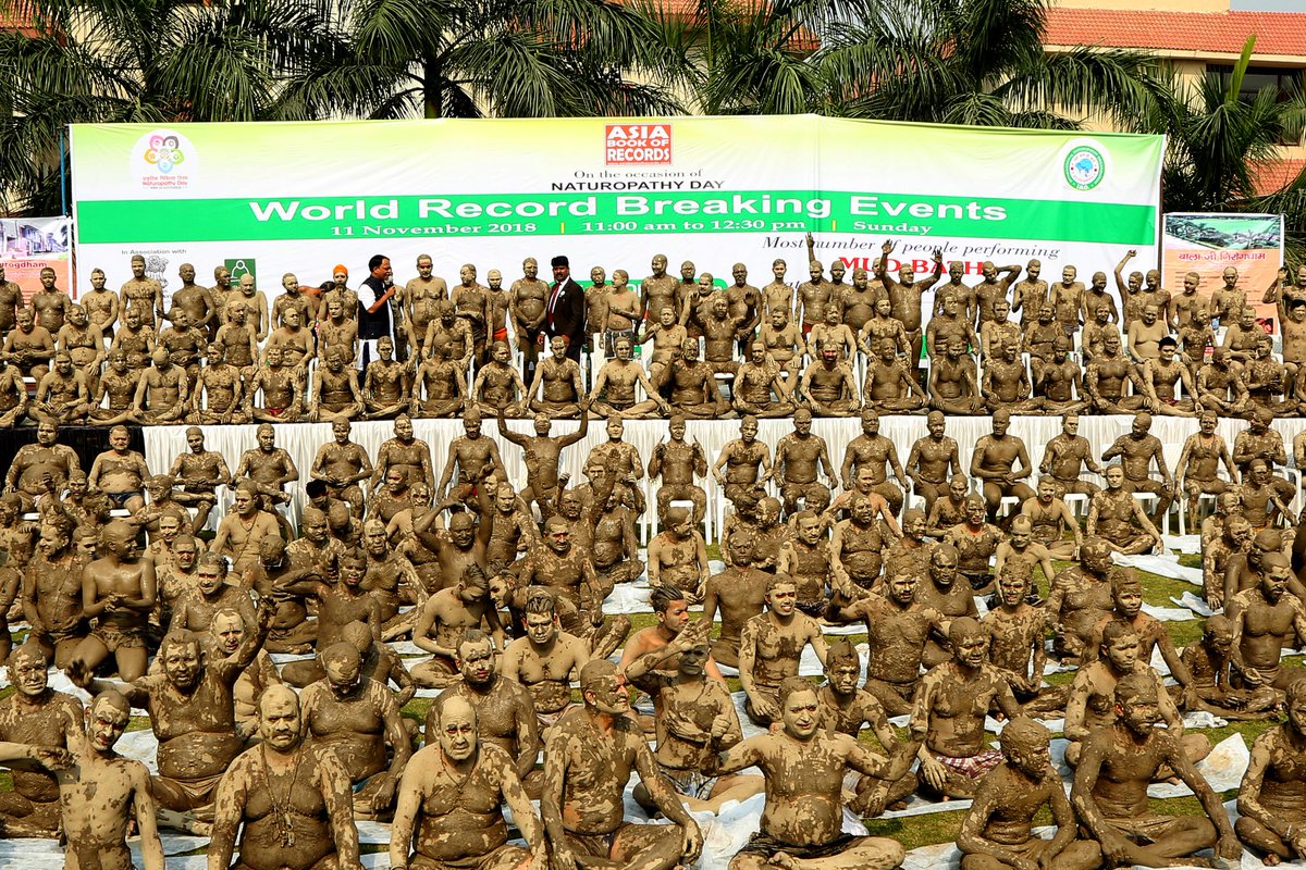 biradar_anant's tweet photo. NATUROPATHY DAY
#massmudbath world record event by international naturopathy organisations https://t.co/j06WrHcvRZ