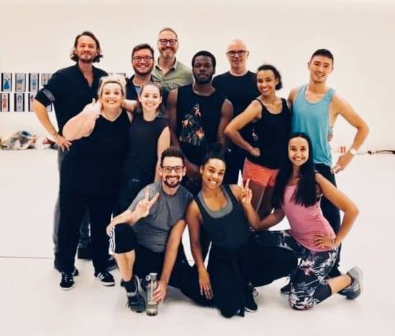 TrenchiesTweets's tweet photo. And we're OPEN, time to get excited people! This lot have me howling...I can barely contain myself! I wasn't in this as I was too busy learning all my lines, but look how lush these people are...especially the young man in the front #trenchiestweets #alwayssmiling #wherespolly 😕 https://t.co/jdlqPcnbi0