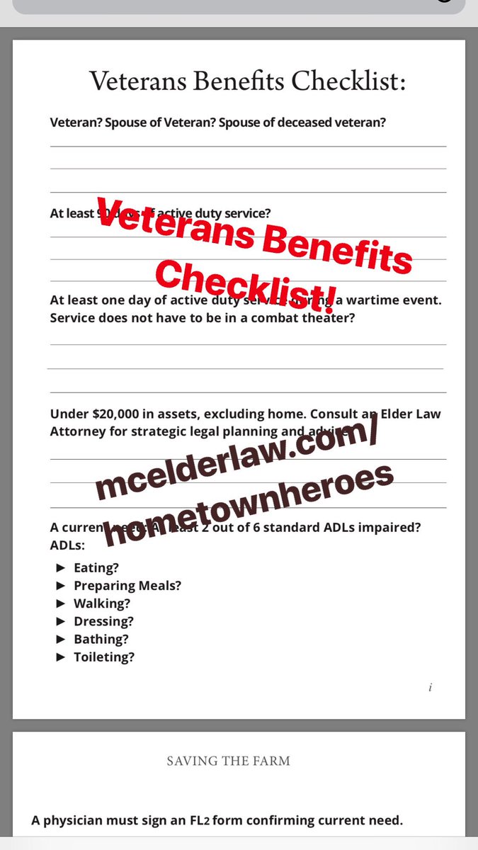 Hometown Heroes Book! Great chapter on veterans benefits: Order Now: mcelderlaw.com/hometownheroes

#veterans #estateplanning #lawyer #disability #disabilities #pension #vapension #veternspension #veteransdisability