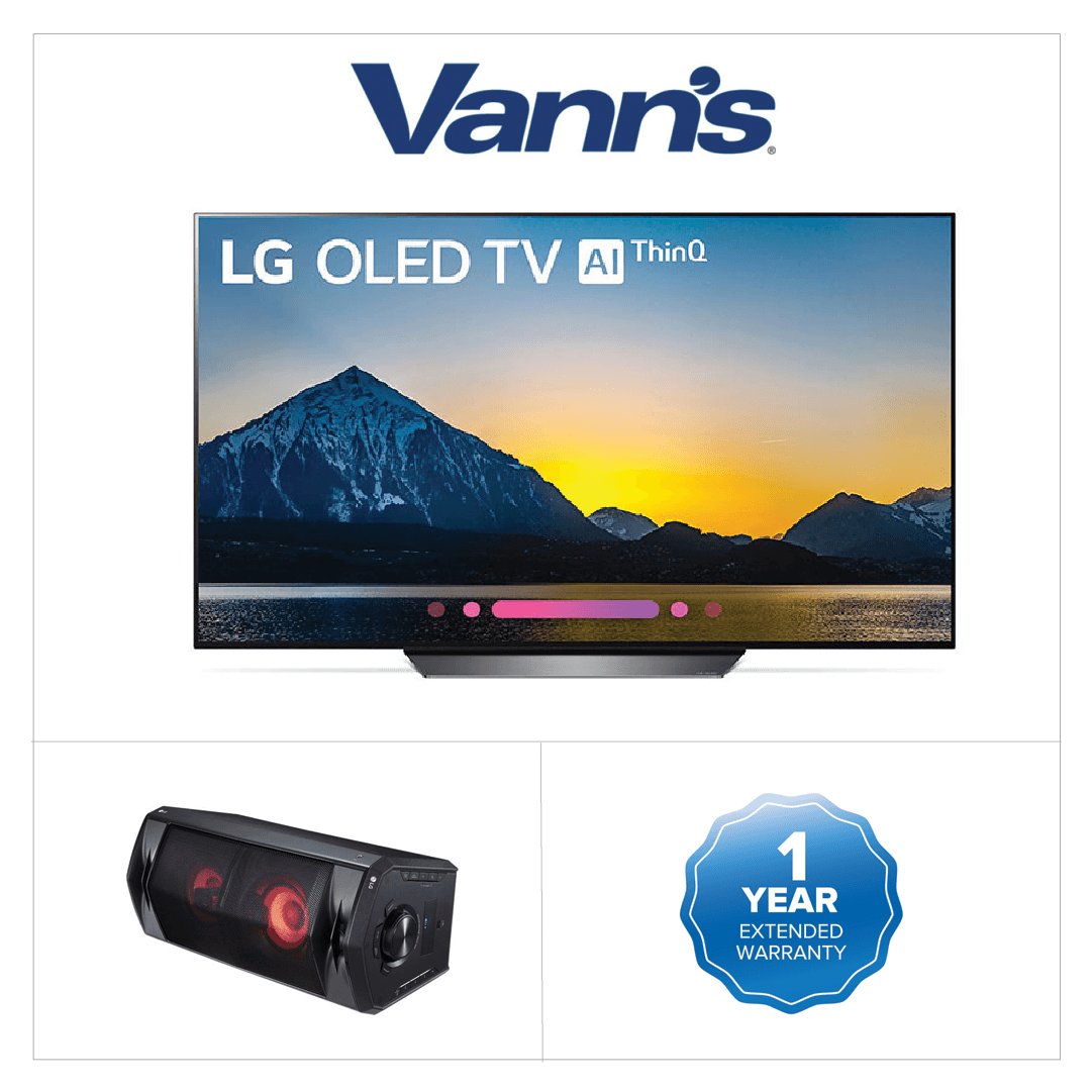 vanns's tweet photo. It’s Black Friday at Vann’s. 

Get an LG 55-Inch 4K UltraHD Smart TV plus an LG Bluetooth Speaker and an extra year of warranty for only $1,596.99!

➡️ Get it now:  https://t.co/tLiCNC5Pdp https://t.co/mYU5o2Mc8v