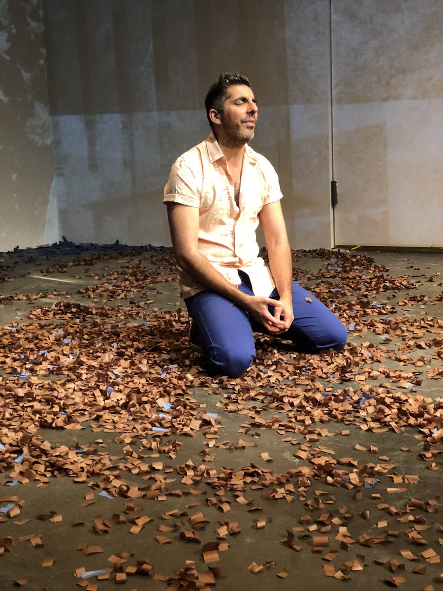 Chalkrep's tweet image. “Sunil Malhotra is like an impish little boy at first, thrilled that he can say naughty words on stage, but he believably finds Eric’s maturity and wisdom.”- Stage and Cinema @thatsunil Sat night at 8pm #paywhatucan #wallofdicks #DeathAndCockroaches #lgbtq