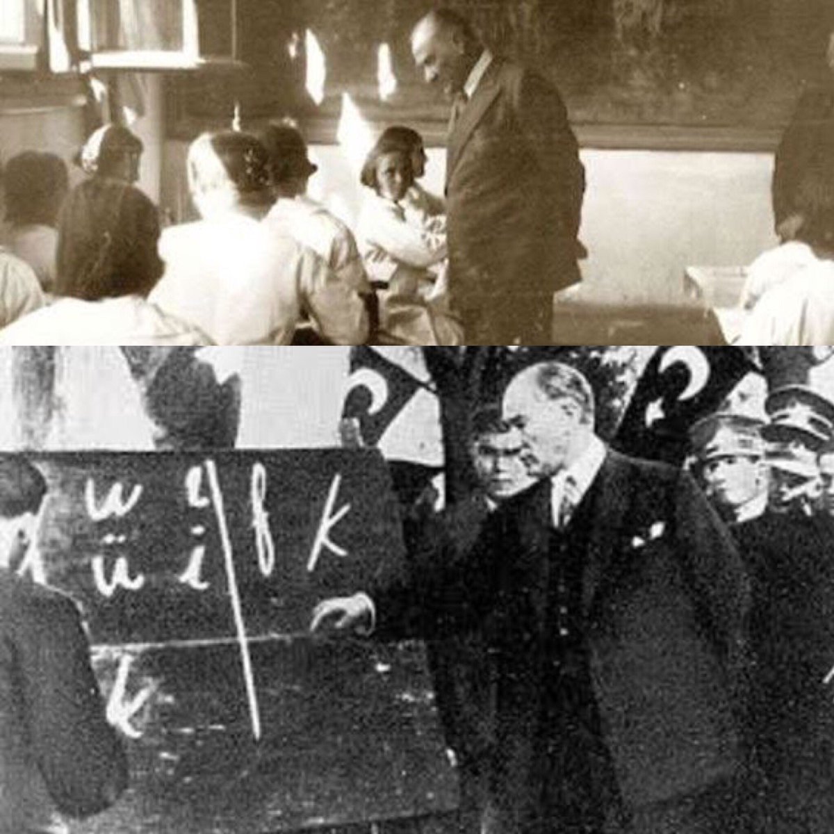 Öğretmenler!... Cumhuriyet, fikren, ilmen, fennen, bedenen kuvvetli ve yüksek seciyeli muhafızlar ister. Yeni nesli bu nitelik ve kabiliyette yetiştirmek sizin elinizdedir. Mustafa Kemal ATATÜRK #24kasimogretmenlergunu #Basogretmenataturk #iyikiöğretmenim