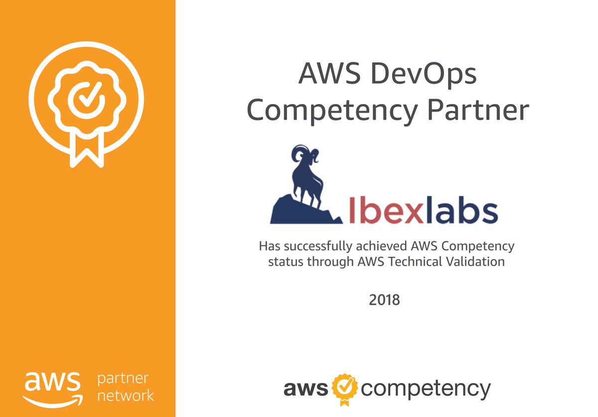 Ibexlabs's tweet photo. Achieving AWS DevOps Competency status differentiates Ibexlabs as an #AWSPartnerNetwork member that provides specialized demonstrated technical proficiency and proven customer success in DevOps.
Discover more here: https://t.co/ONNlhuPiIZ
#AWS #DevOps #DevOpsCompetency https://t.co/sX4FLf6JZw