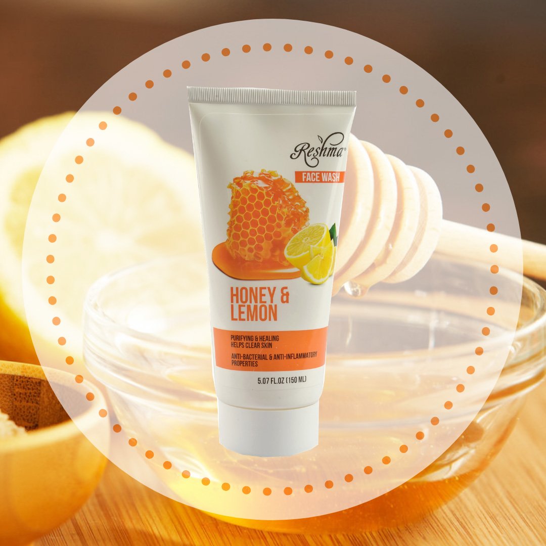 reshma honey and lemon face wash