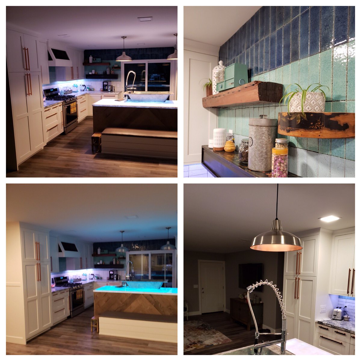 RedtailReno's tweet photo. This was an amazing transformation #remodel #ledcountertops #kitchen #handmadetiles https://t.co/PEVp7quYE1