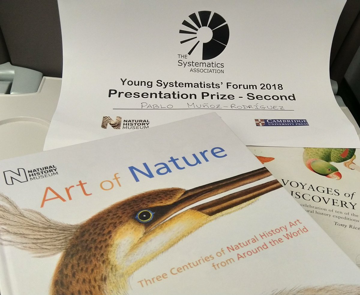 pablomurod's tweet photo. Not only @SystAssn #2018YSF was (again) a wonderful meeting. This year I also won a prize! :) #sweetpotato #systematics https://t.co/H0mEFcyF4z