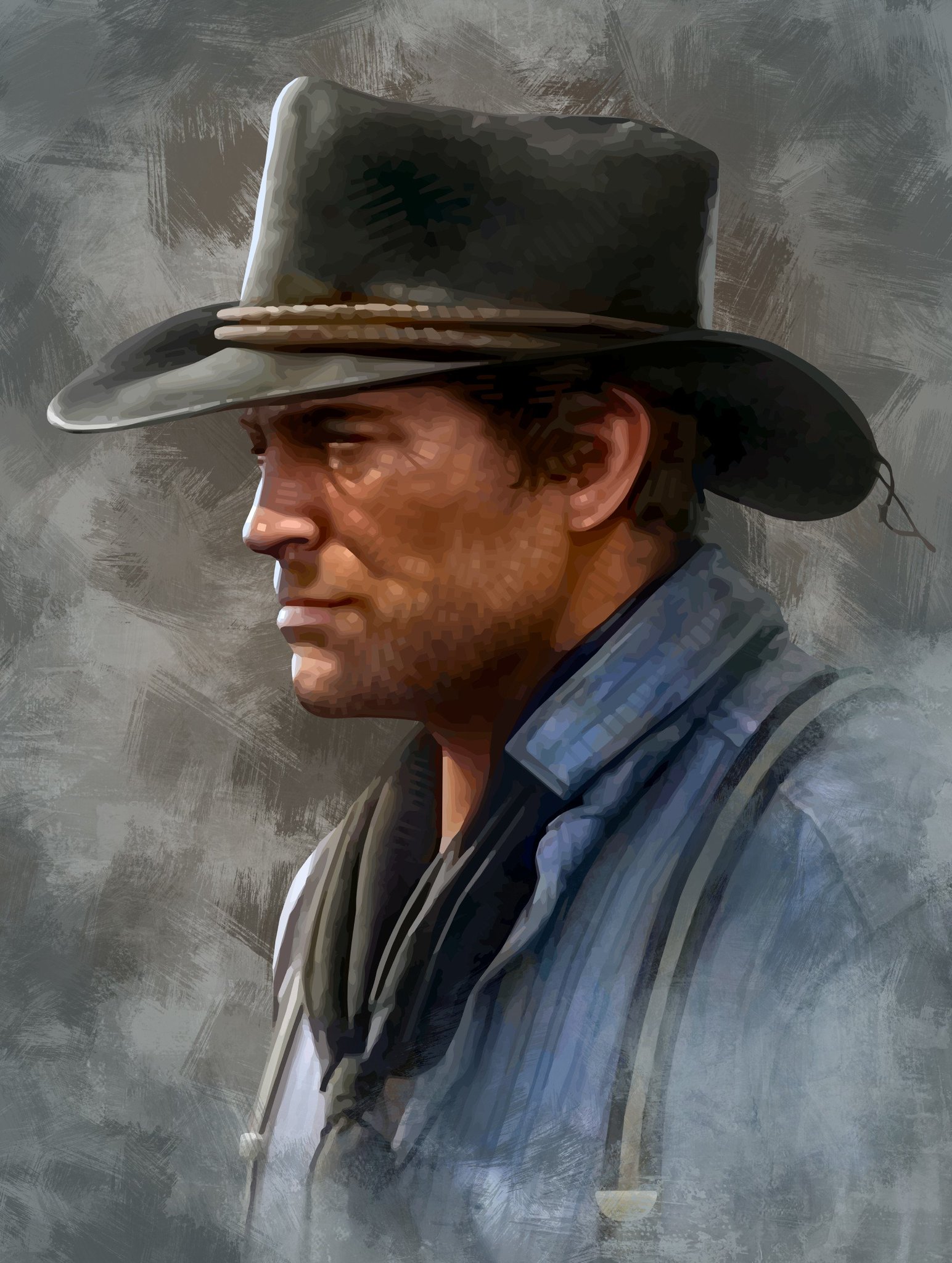 Fan Art: Arthur Morgan Artwork - Rockstar Games