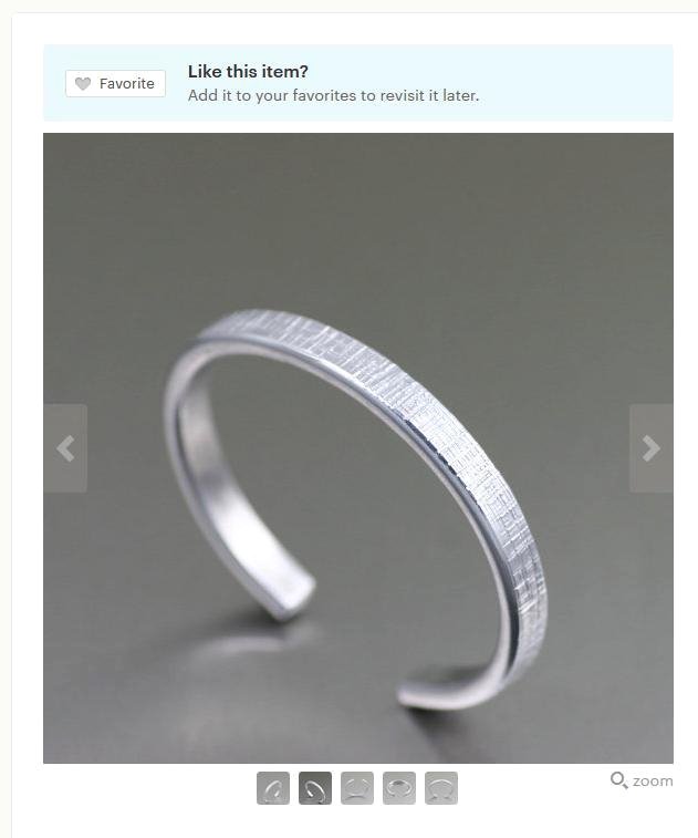 Spectacular Mens Linen Aluminum Cuff Braclet Shown on #Etsy #10thAnniversary #Handmade #Glam etsy.com/listing/237194…