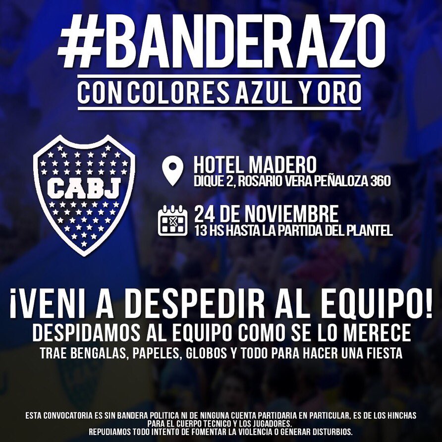la12tuittera's tweet image. Que la despedida del plantel sea otra gran FIESTA Xeneize. 💪