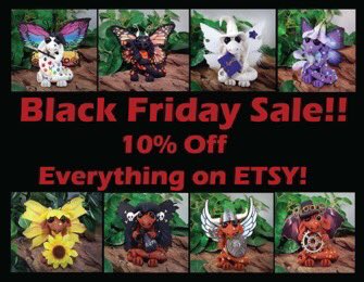 TammyPryce's tweet photo. My Black Friday Sale is now live on my Etsy shop!
Everything in my store is 10% including my dragon eggs!
You will also get FREE SHIPPING on all my little dragon figurines!!!
https://t.co/ySaAwVicki https://t.co/nN8ta4tEcO