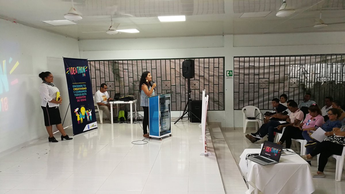 oscarsotof's tweet photo. Iniciamos #ideathon2018 con @PnudColombia @ECOPETROL_SA @p4sco. Maratón de ideas con motivación de cambios reales en la sociedad y en los territorios de Puerto Wilches, Sabana de Torres y Canta Gallo en Santander.
#Emprendimiento #BTICCo #Negocios https://t.co/rLGcfqGuVs