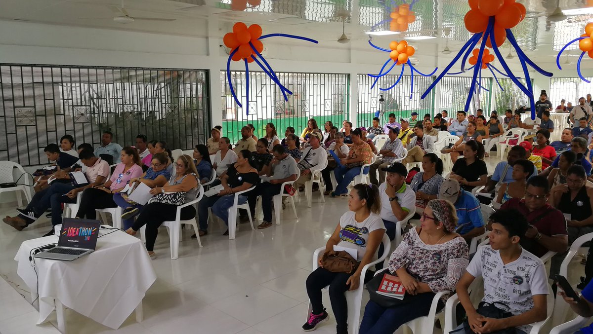 oscarsotof's tweet photo. Iniciamos #ideathon2018 con @PnudColombia @ECOPETROL_SA @p4sco. Maratón de ideas con motivación de cambios reales en la sociedad y en los territorios de Puerto Wilches, Sabana de Torres y Canta Gallo en Santander.
#Emprendimiento #BTICCo #Negocios https://t.co/rLGcfqGuVs