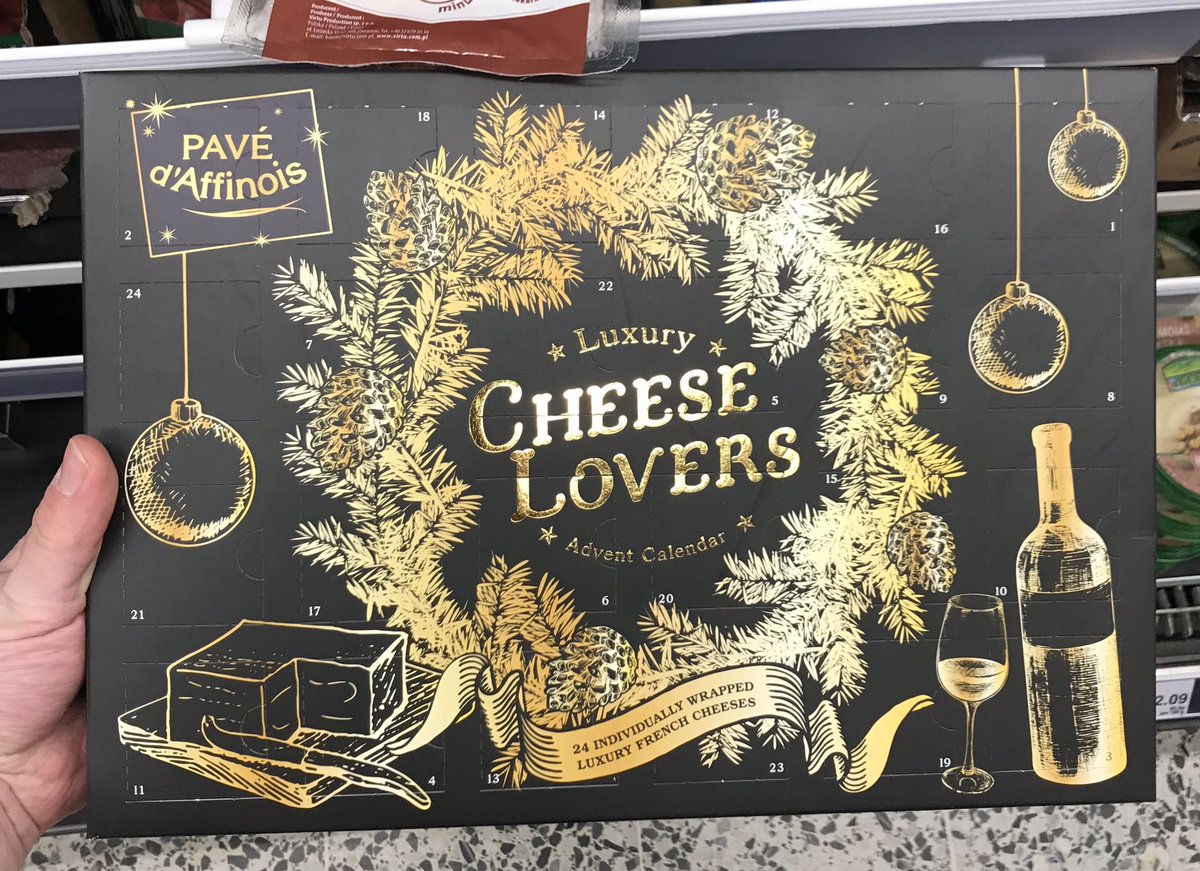 Well This Is New On Twitter Luxury Cheese Lovers Advent Calendar At Asda Pavedaffinois Cheese Adventcalendar Festive Christmas Wellthisisnew Https T Co Eej27bd5xd