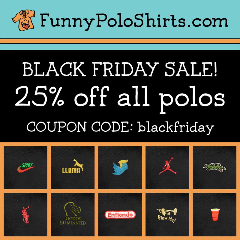 black friday polos
