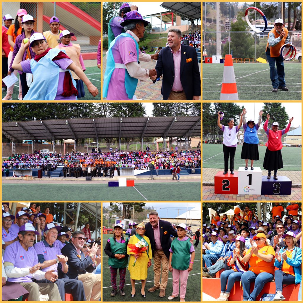 RamssES_Mashi's tweet photo. Compartimos en la felicidad el I Encuentro Recreativo y Deportivo de nuestros Abuelitos y Abuelitas-Guaranda 2018. @accionsocialcg | parafraseando a Helen Ketchum, diría que estos seres maravillosos  son voces del pasado y ejemplo del presente. Son puertas abiertas al futuro. | https://t.co/TQ9zNPN7yQ
