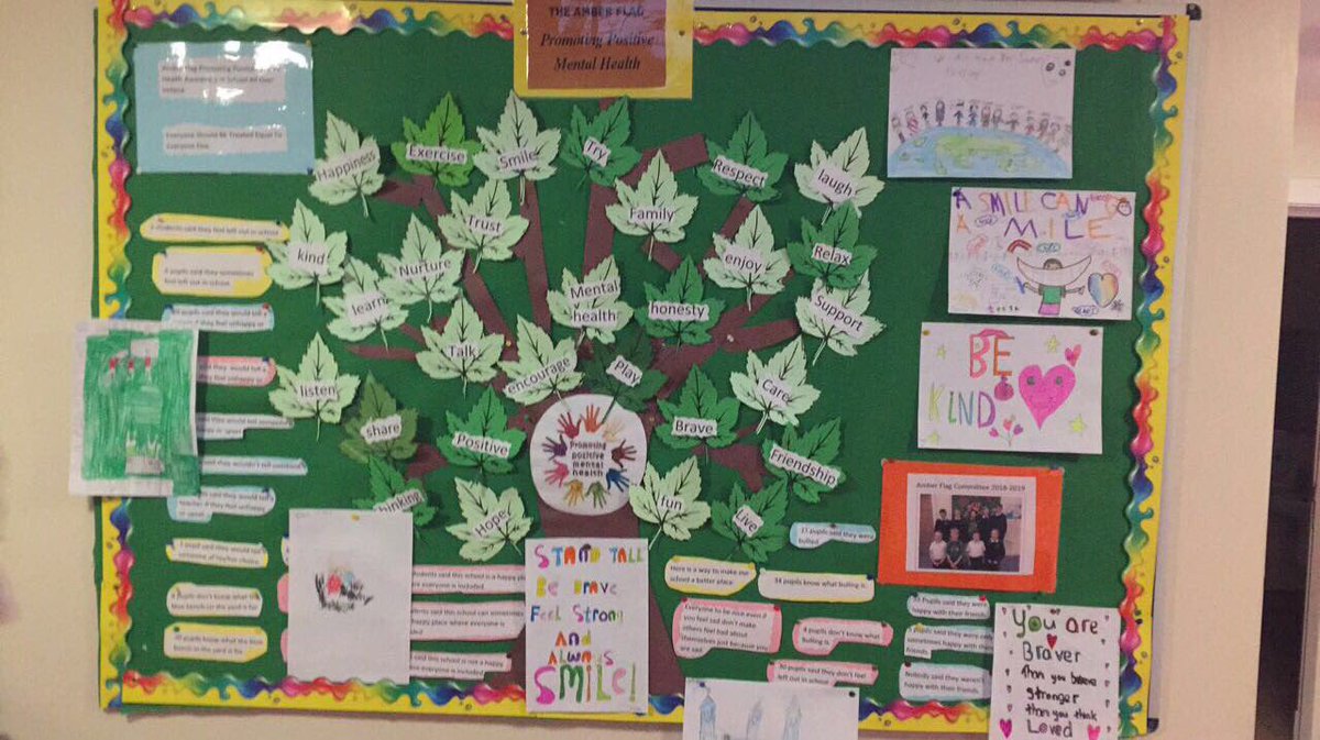 kilbehennyns's tweet photo. Mental Health Awareness Day in #KBNS - #BrightClothes #Positive #Smoothies #AmberFlag https://t.co/L33xVedDLU