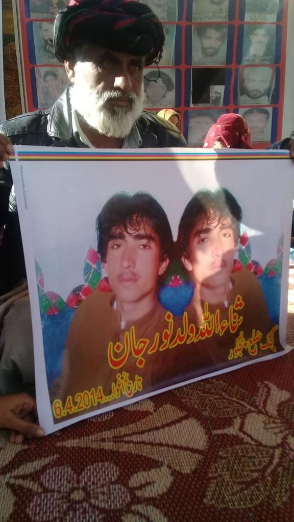 KulbarBaloch8's tweet photo. Noor Jan, father of abducted Sanaullah came in Token Hunger Strike Camp, Quetta and appealed for the safe release of his son. He said, I am old now and cannot protest but I appeal the authoritarians that if my son is guilty then bring him in Court. #SaveBalochMissingPersons https://t.co/ps2a9RmC9K
