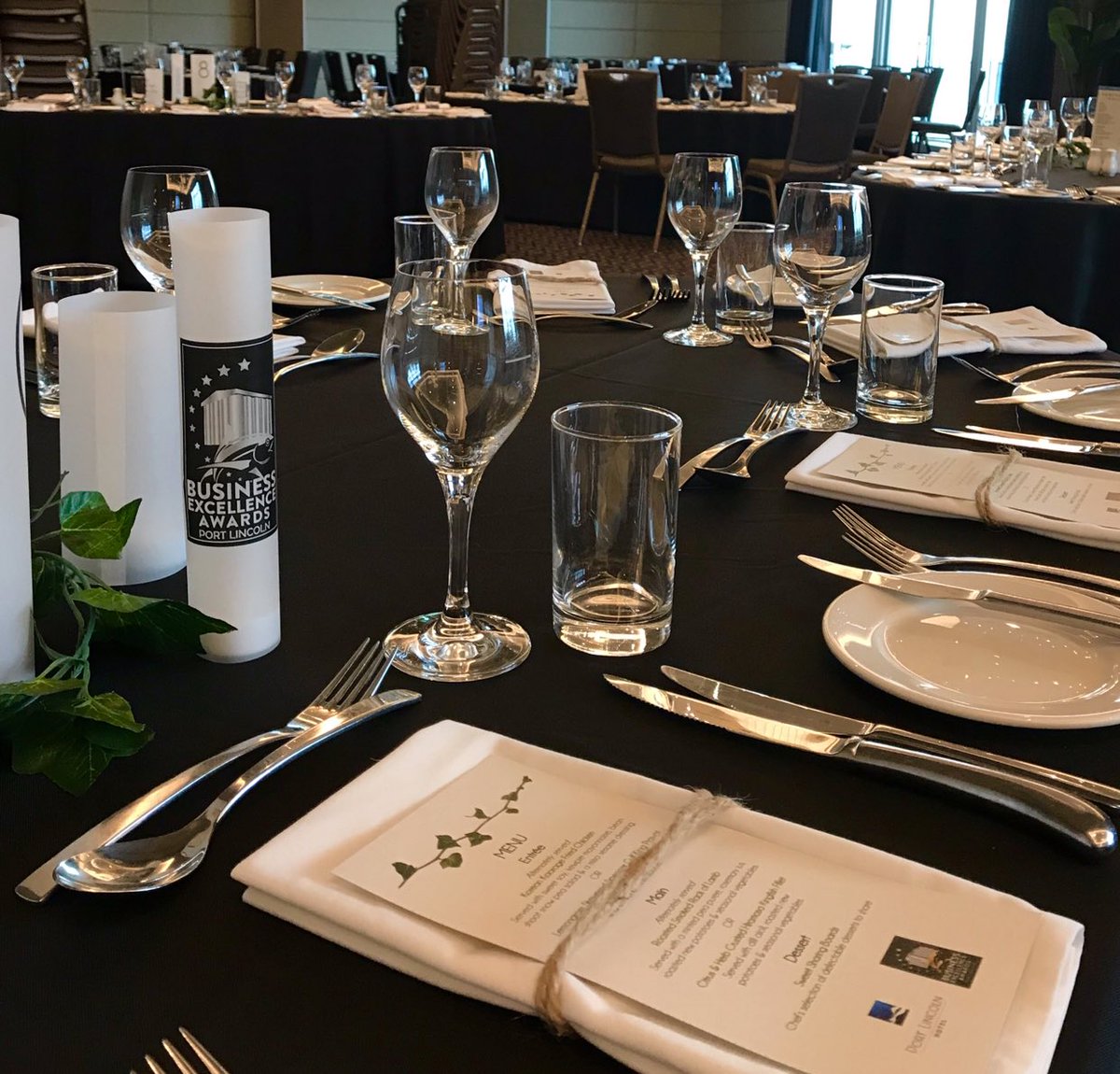 MarieSharni's tweet photo. Setting up for the Port Lincoln Business Excellence Awards... it’s going to be an exciting night - can’t wait to see the town #frockedup! 😁🎉🎉🎉 #BEA2018 #PortLincolnBEA
#PLCCTBusinessExcellenceAwards2018 It was a pleasure to be the marketing support for this event! @forj_m https://t.co/MGzXBiNowO