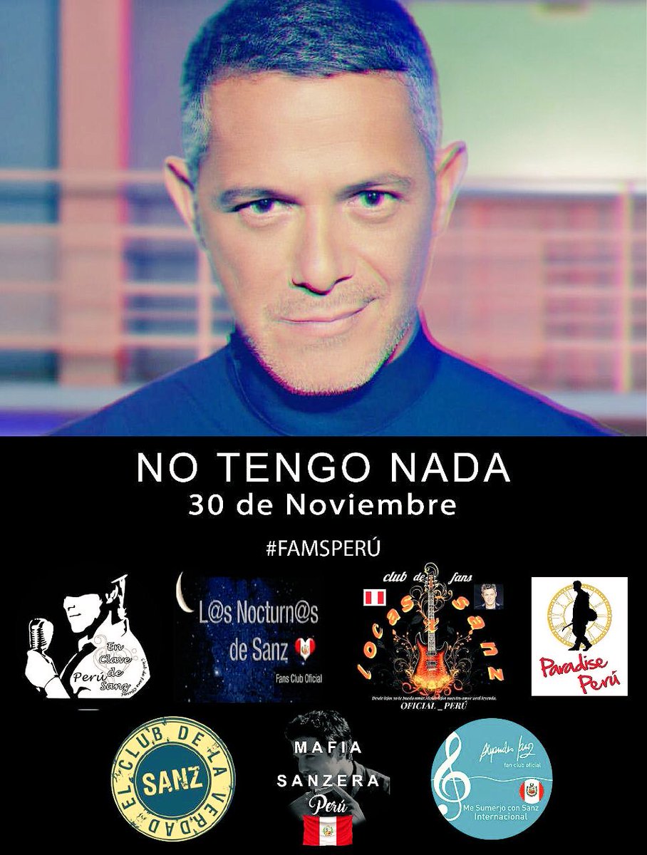 yesicaai's tweet photo. #FansPeru siempre contigo @AlejandroSanz #NoTengoNada se viene #ElDisco emociรณn #ElSingle con @EnClaveDeSanz @mesumerjo_peru @mesumerjoperu @Paradise_Peru @NocturnasSanzPe @magiasanzerape https://t.co/eSORxqRXgt