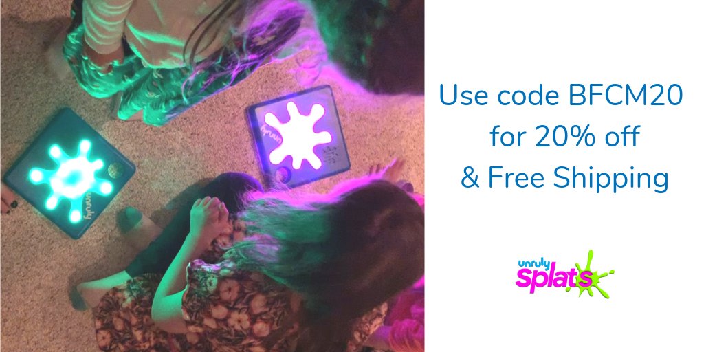 unruly_studios's tweet photo. Order Splats ✳️ today & Save 20% along with Free Shipping.📦 https://t.co/xf2PBFmSuT #BFCM #BlackFriday #Coding #KidsCoding #EducationalToys #EdTech #STEM #STEAM #STEMLearning #Learning #KidsToys #KidsGifts #MakeYourOwnRules #ActiveKids #ActivePlay #STEMProducts #CodingToys https://t.co/iFLCjNiUa9