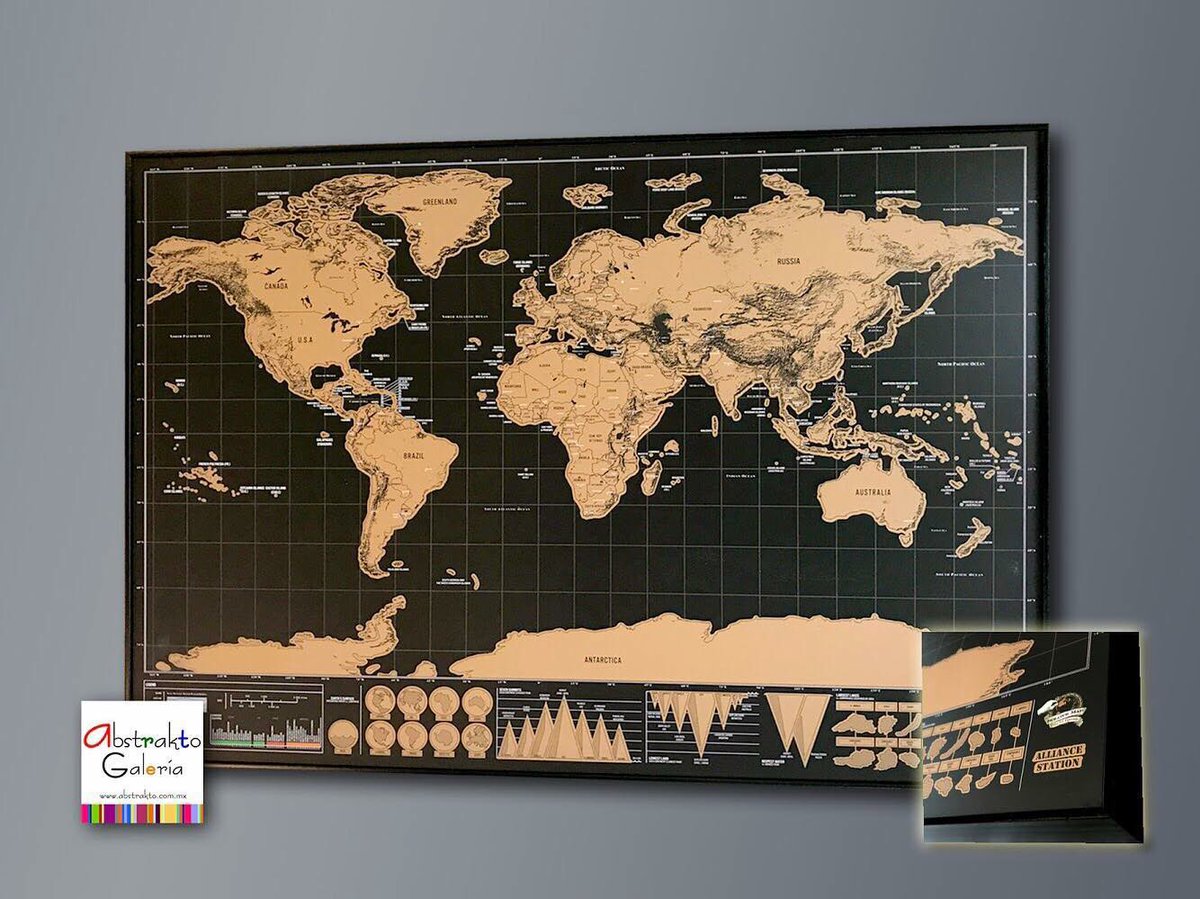 ArtGalleryMex's tweet image. Nos gusta enmarcar sus #scratchmap marco estilo bastidor sin cristal listo para que marques todos tus #viajes al rededor del #mundo 

#enmarcado #maps #mapas #travel #travelblogger #cool #viajes #travelgram #travelholic #traveller #travels #travelworld #adventure #dream #explore