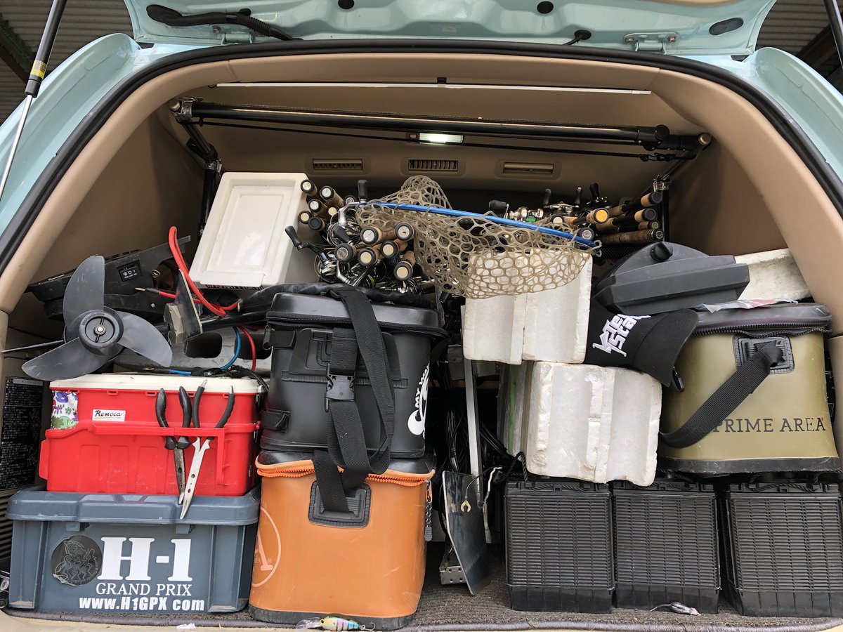 Takumi Ito 伊藤巧 Pa Twitter レンタルボート界の荷物王 Flex Renoca106がパンパンです バッテリーのカバー はバッチリ付いてますよ 当たり前の知識を知らない２０代の僕は バッテリーカバーしない事で憧れて買ったリンカーンナビゲーター燃やしました