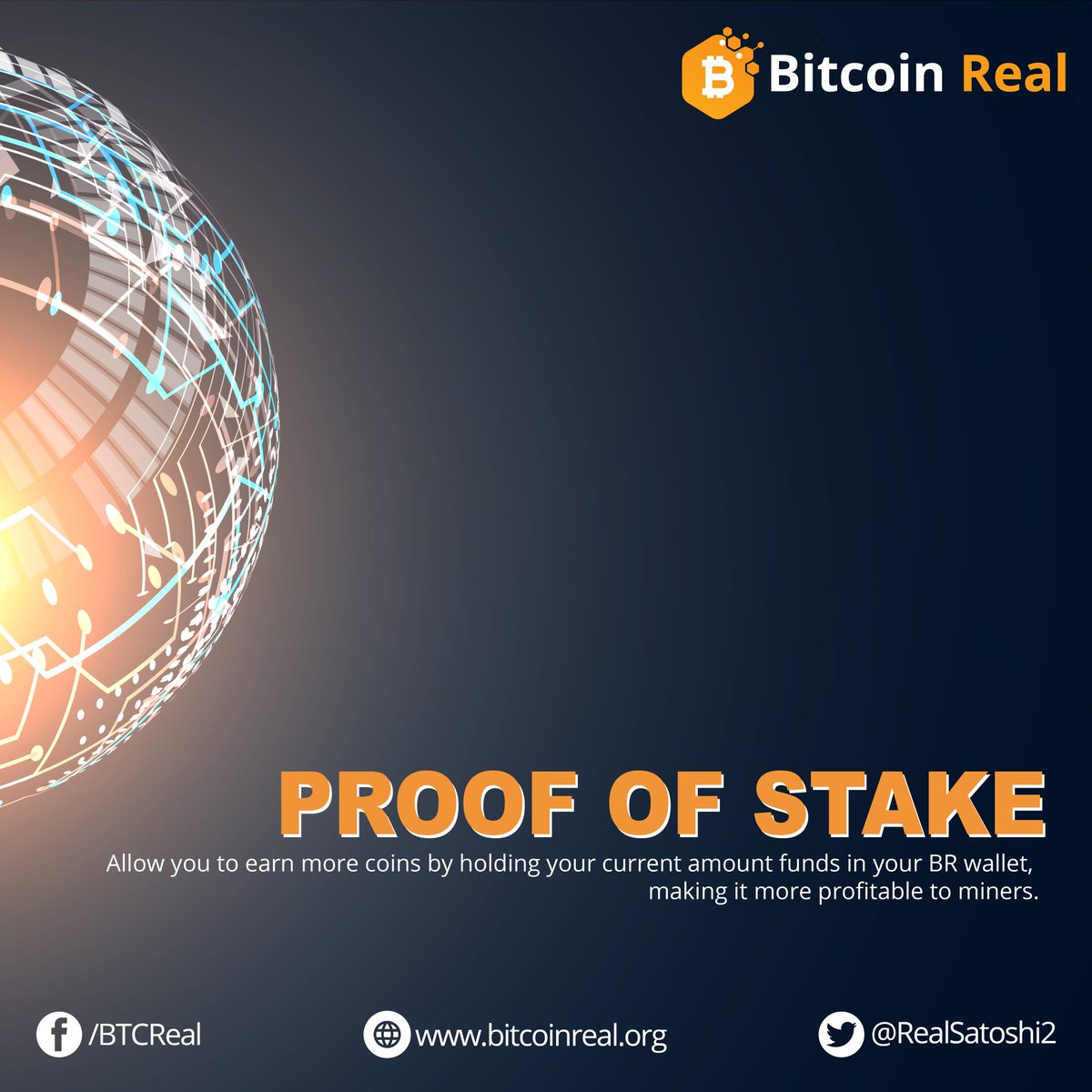 A secure blockchain network providing instant payment solutions across the globe.

#BR #CryptoCurrency #POS

FollowUs:  
Facebook: facebook.com/BTCReal/  
LinkedIn: linkedin.com/company/btcrea…  
Twitter: x.com/RealSatoshi2  
Instagram: instagram.com/realbitcoin321/