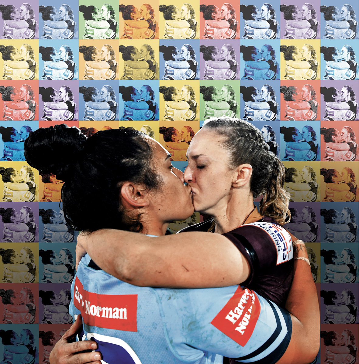 It’s an iconic image of passion, love and the changing face of sport and society. In <a href="/UonSunday/">U on Sunday</a> in The Sunday Mail tomorrow we share the compelling inside story of Vanessa Foliaki and Karina Brown and THAT kiss after the women’s State of Origin game. <a href="/RikkiLeeA/">Rikki-Lee Arnold</a> <a href="/nrl/">NRL</a> <a href="/couriermail/">The Courier-Mail</a>